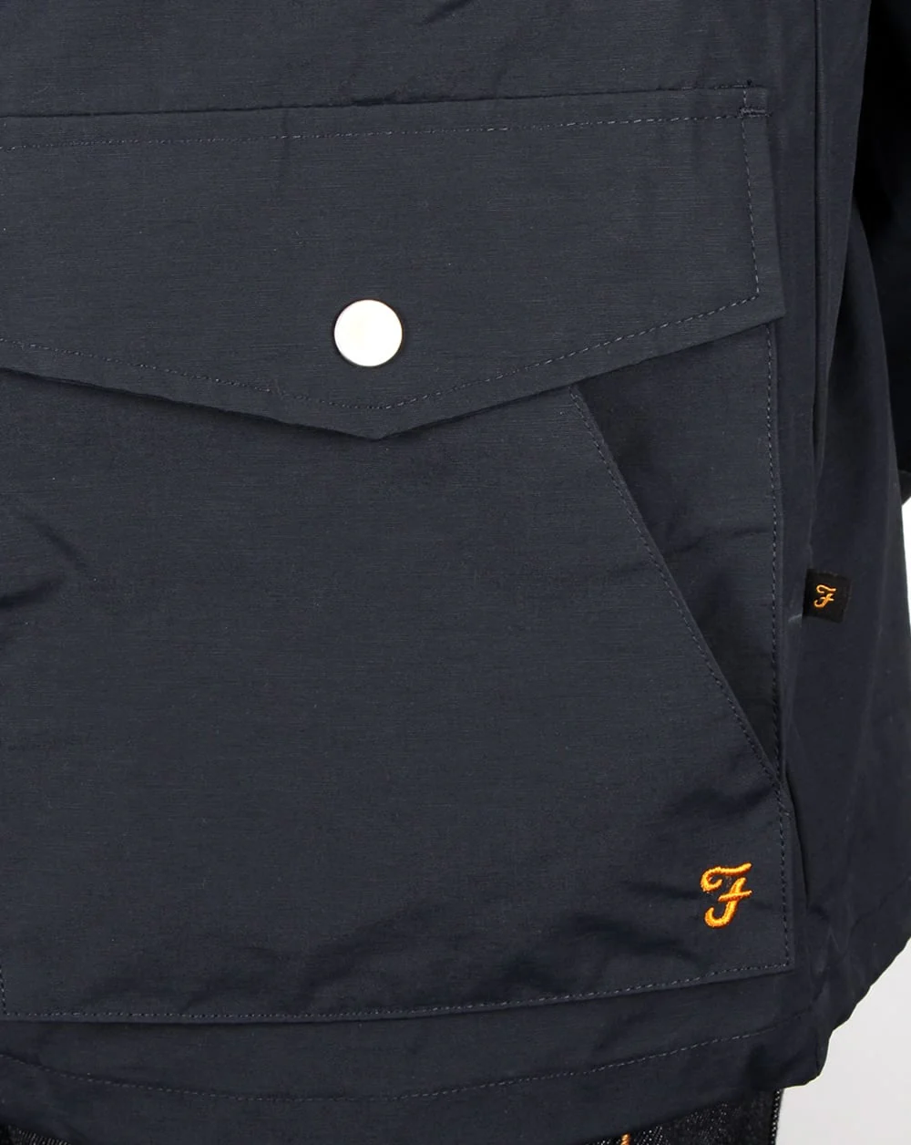 Farah Atwood Parka True Navy - Image 3