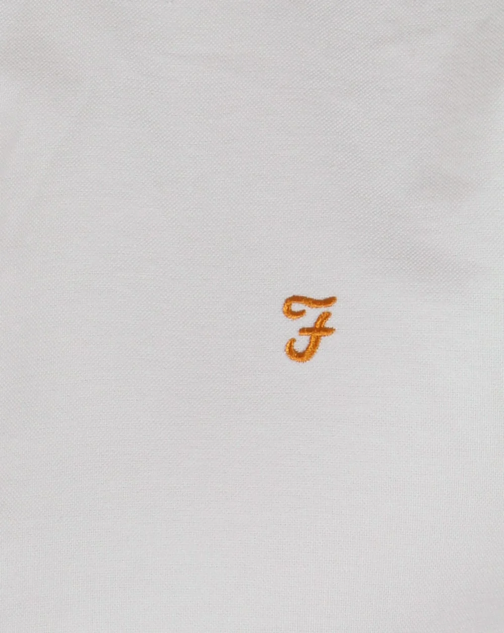 Farah Brewer Short Sleeve Shirt White - Image 3