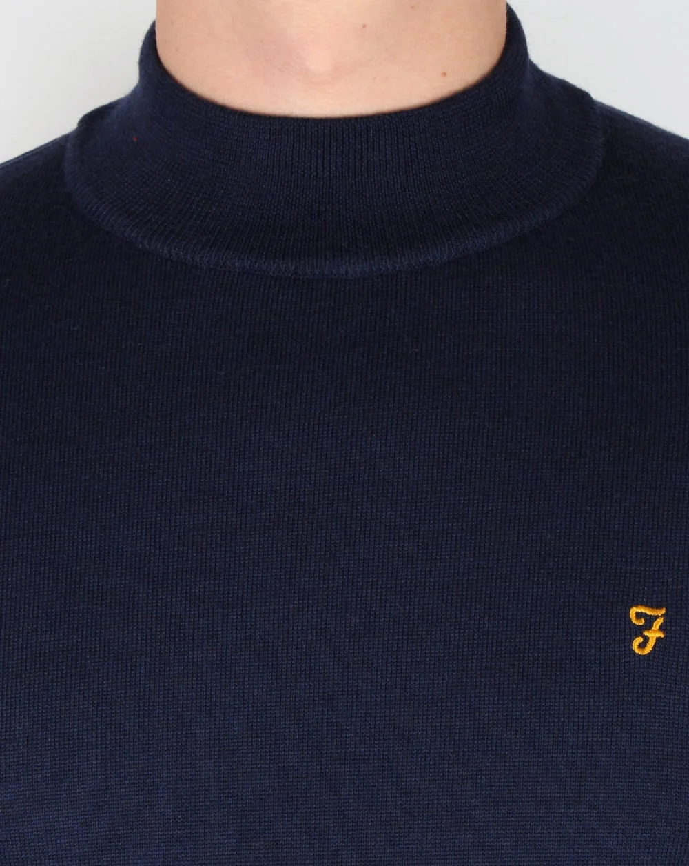 Farah Fenton High Turtle neck Jumper navy - Image 2