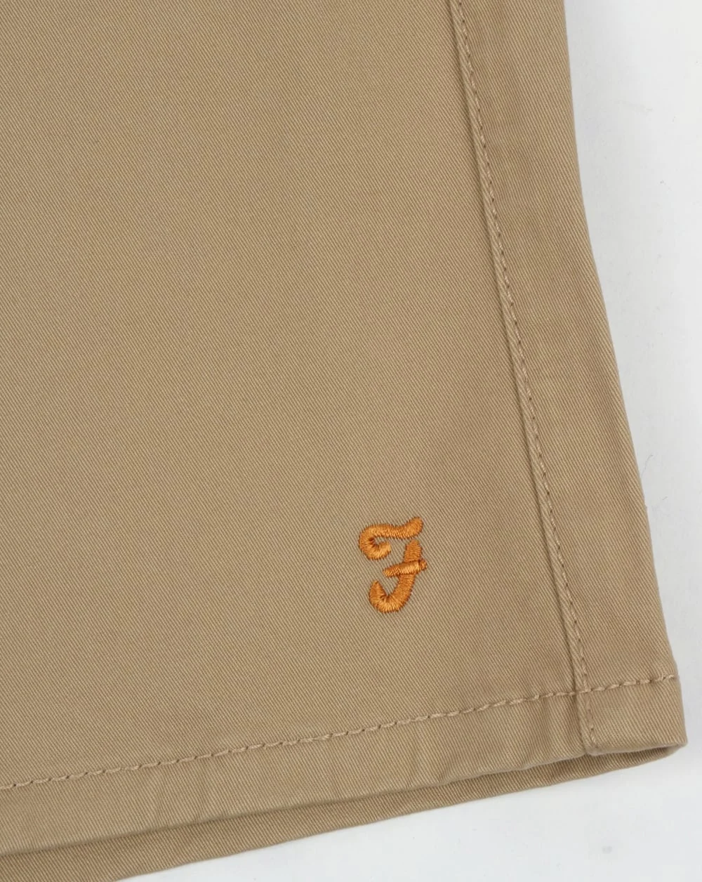 Farah Hawk Chino Twill Shorts Light Sand - Image 3