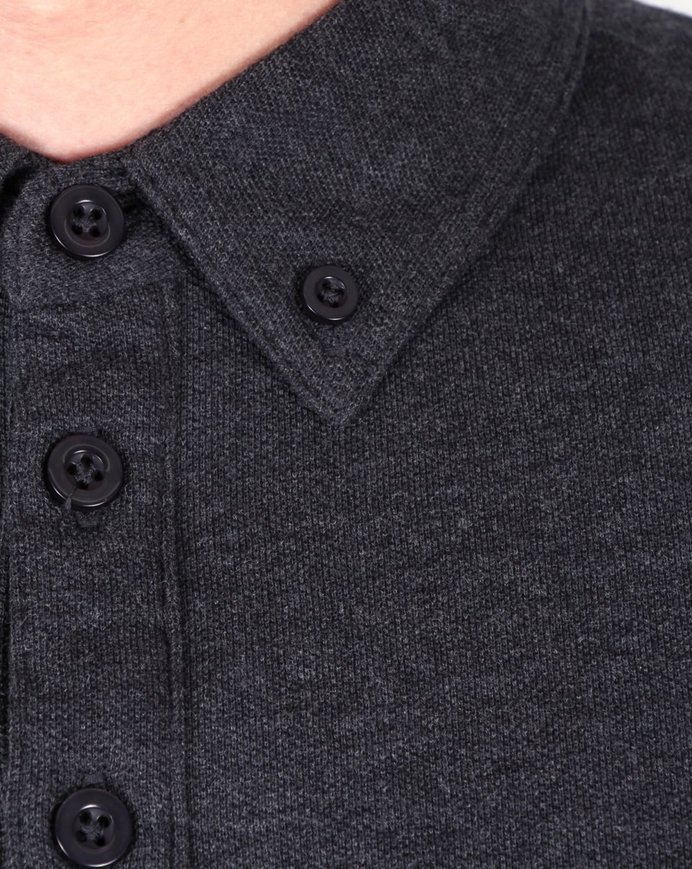 Farah Merriweather Polo Shirt Coal Grey - Image 4