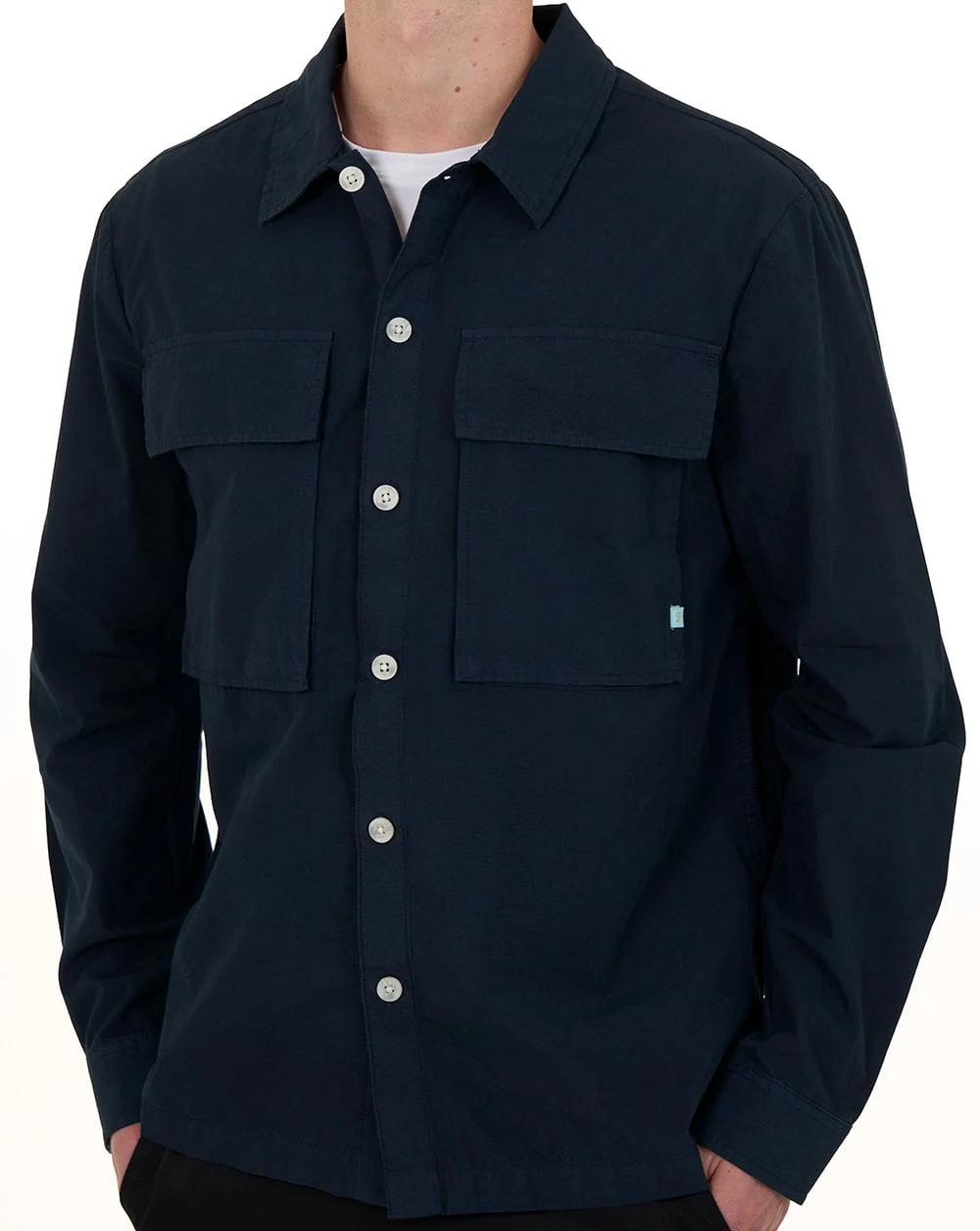 Farah Ralph Overshirt True Navy - Image 4