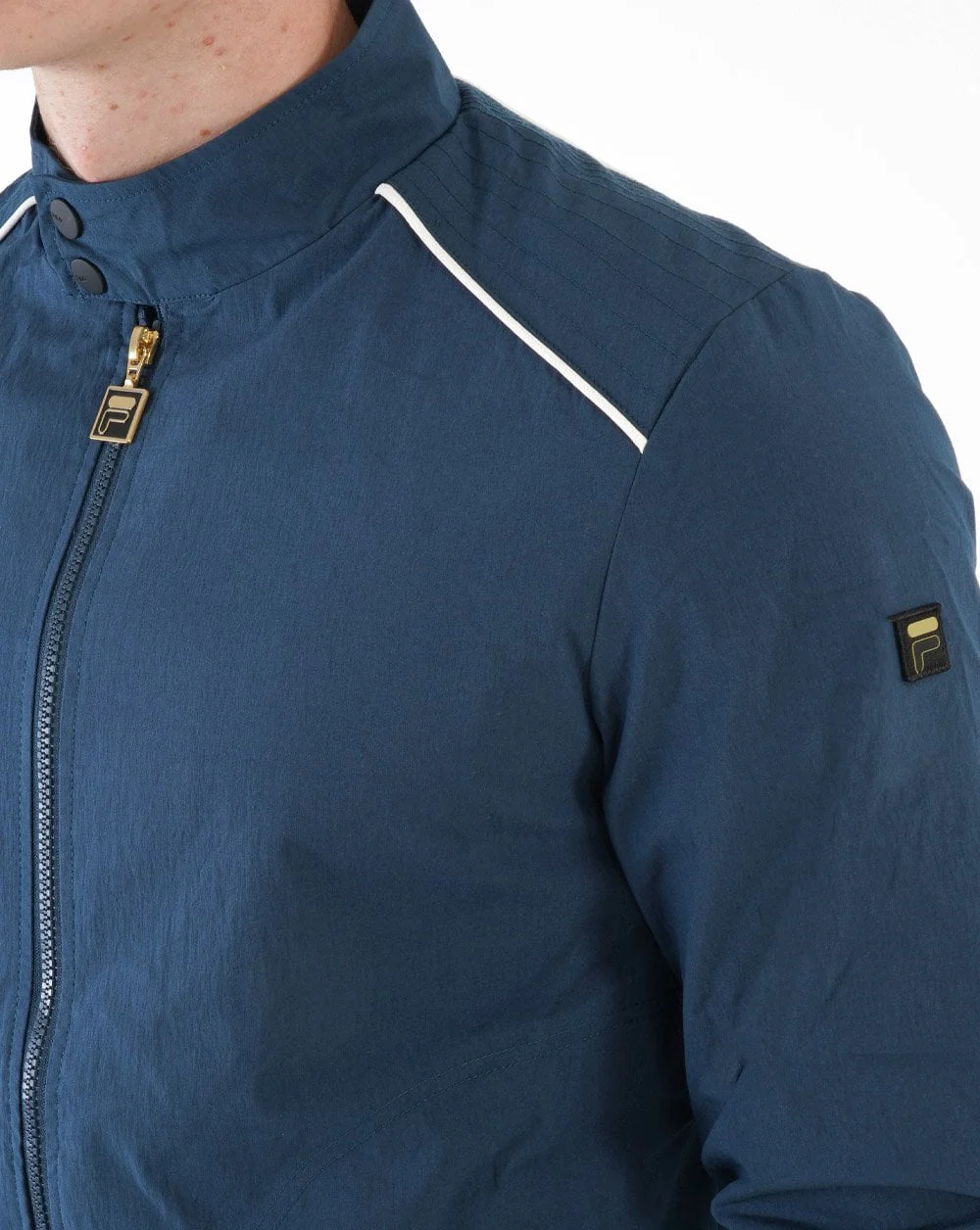 Fila Gold Basso Jacket Navy Blue - Image 3