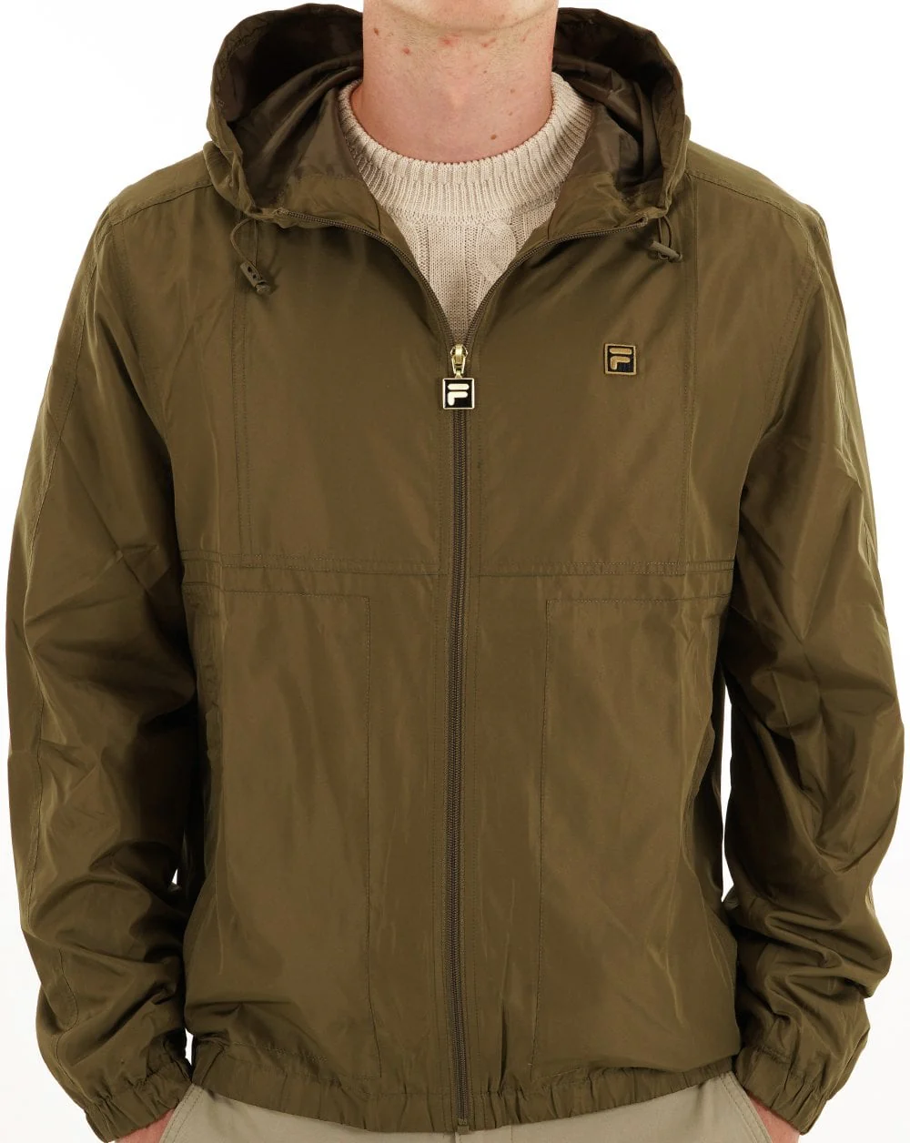 Fila Gold Jacket Dark Olive - Image 3