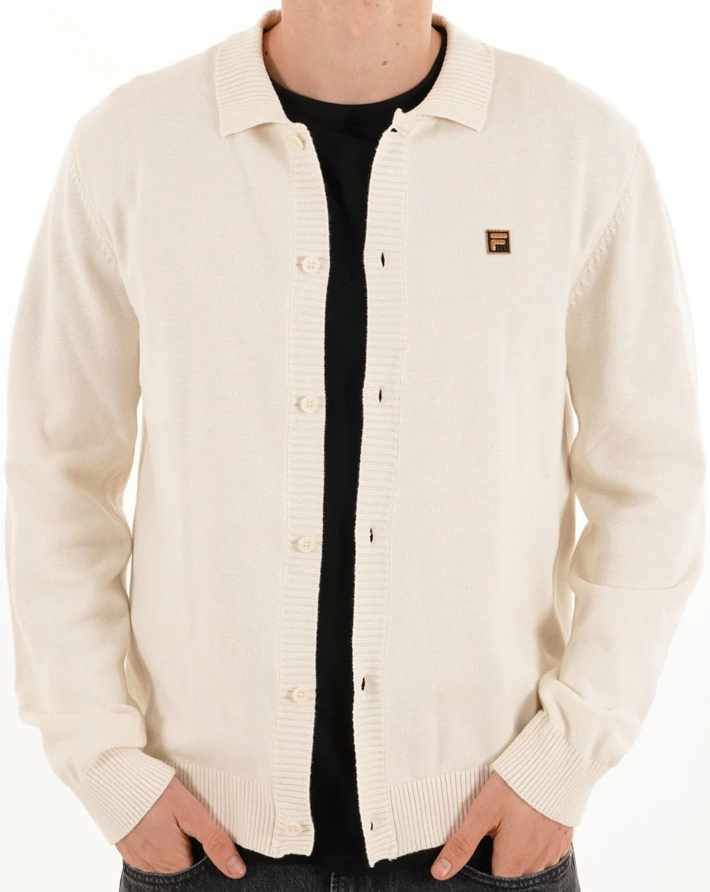 Fila Gold Knitted Cardigan Gardenia