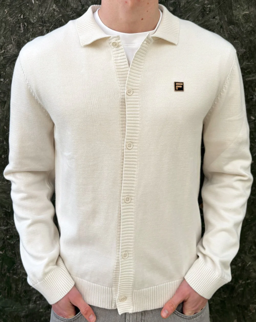 Fila Gold Knitted Cardigan Gardenia - Image 3