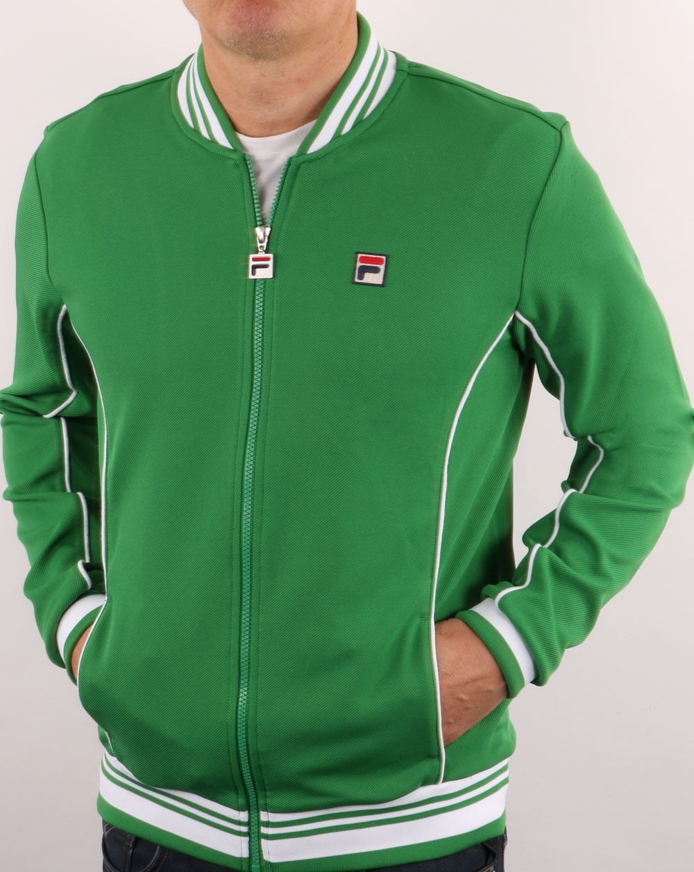 Fila Vintage Bara Track Top Green
