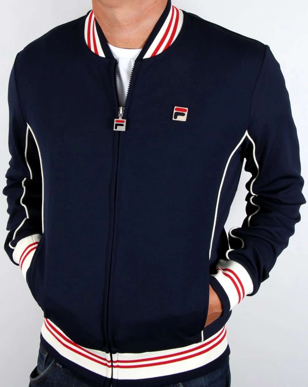 Fila Vintage Bara Track Top Navy