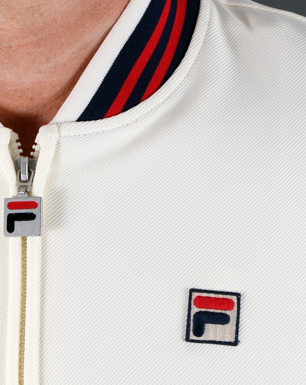 Fila Vintage Baranci Track Top Gardenia - Image 2