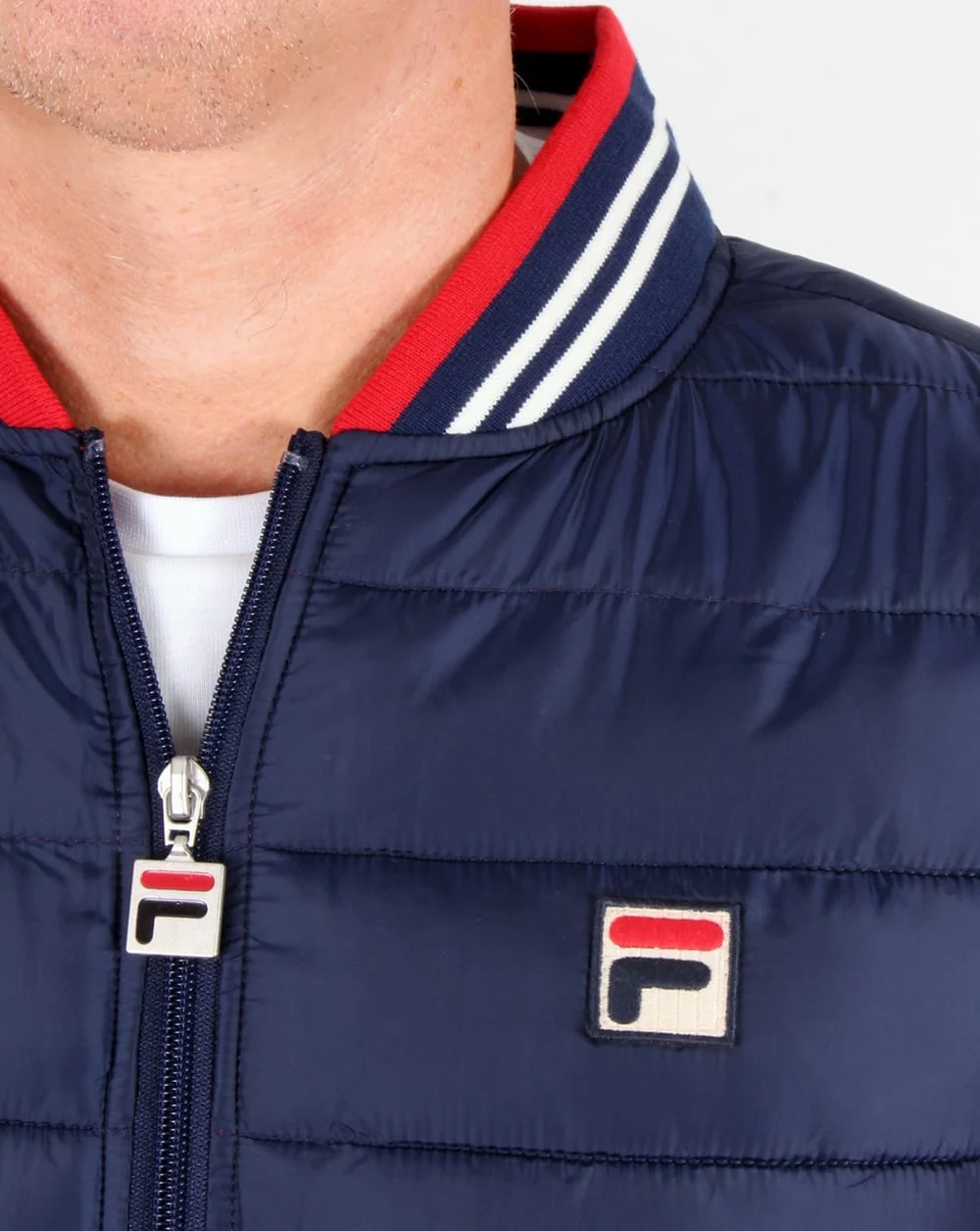 Fila Vintage Canapine Gilet Navy - Image 2