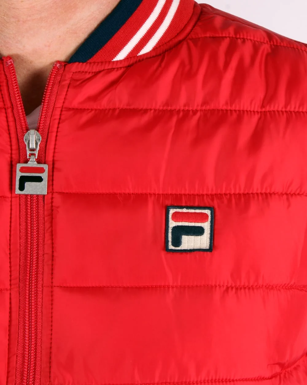 Fila Vintage Canapine Gilet Red - Image 2