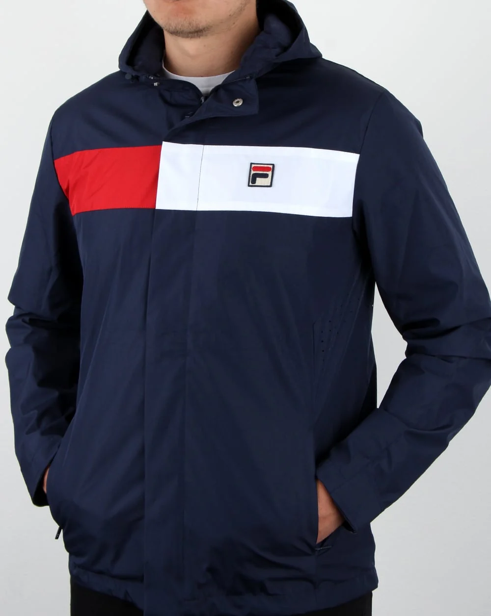 Fila Vintage Cardova Jacket Navy - Image 3