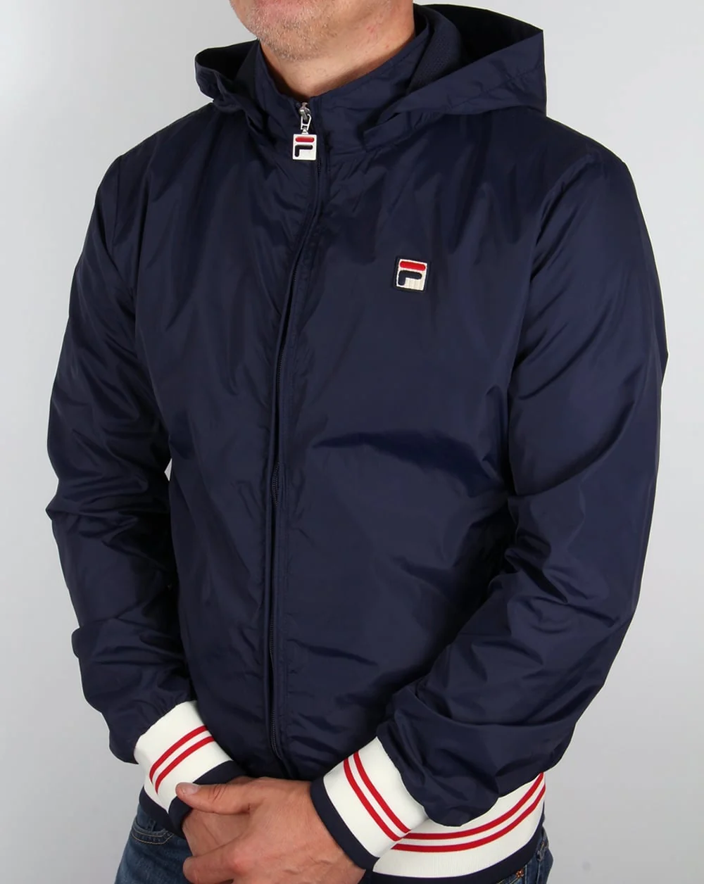 Fila Vintage Cerreto Jacket Navy - Image 3