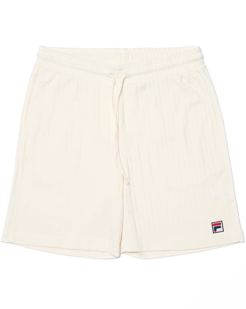 Fila Vintage Conrad Ribbed Shorts Gardenia