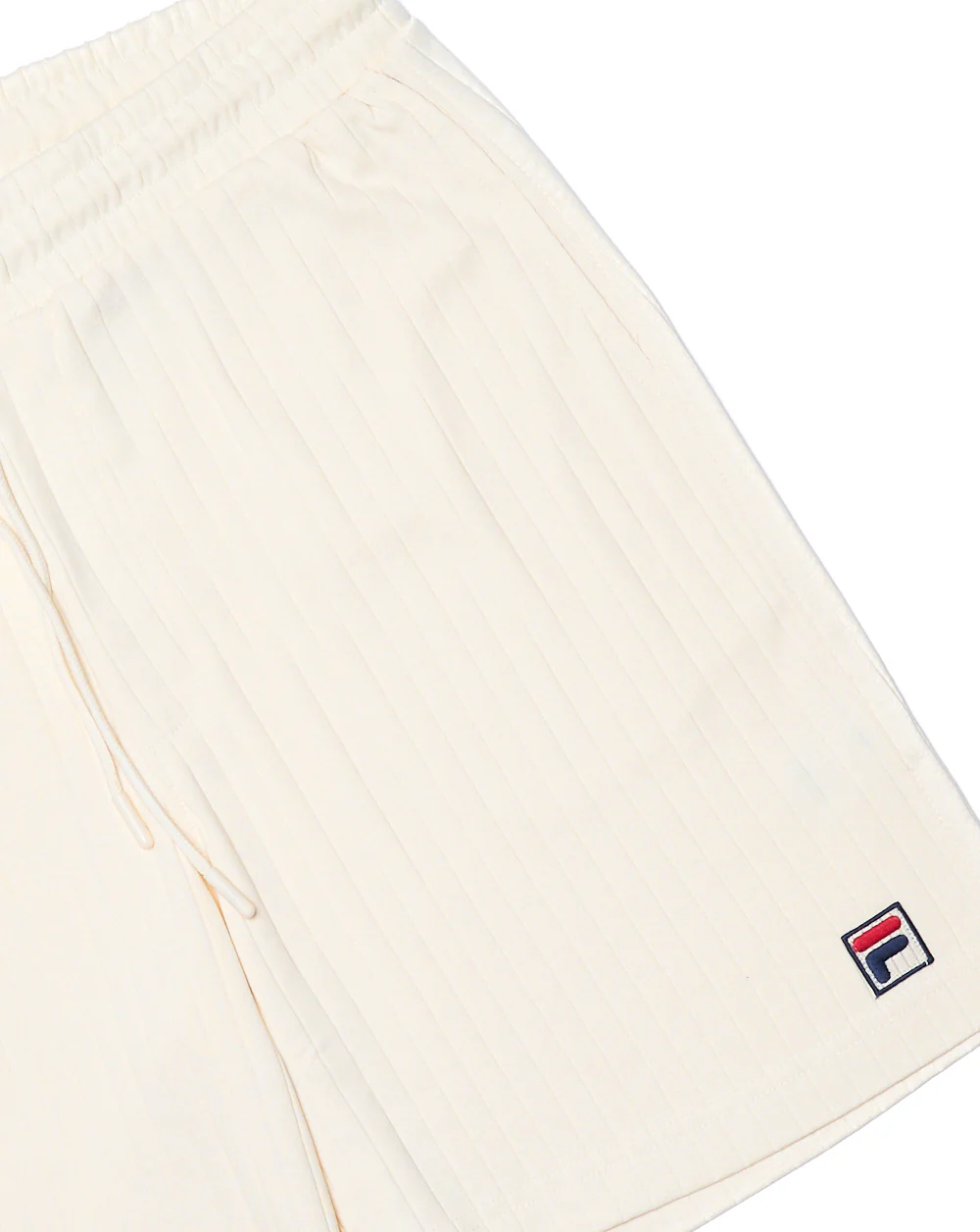 Fila Vintage Conrad Ribbed Shorts Gardenia - Image 3