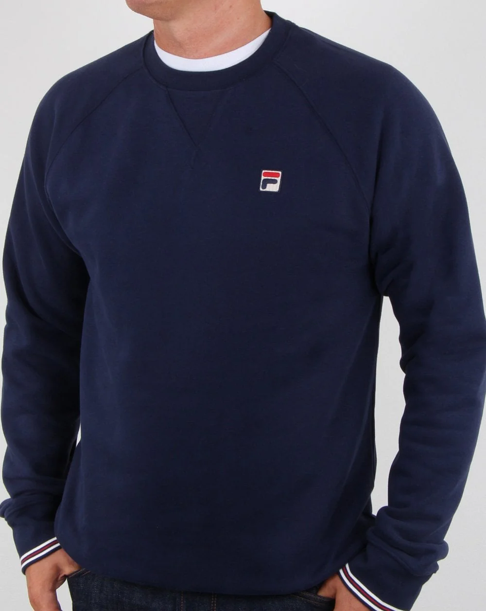 Fila Vintage Crew Sweat Navy