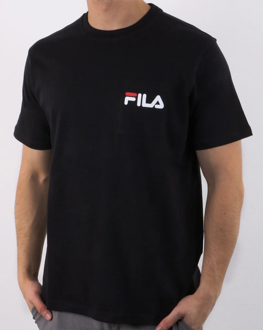 Fila Vintage Curtis Pocket T Shirt Black