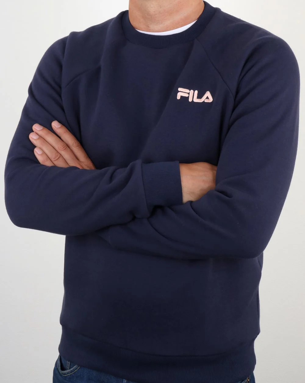 Fila Vintage Ethan Sweatshirt Navy - Image 3