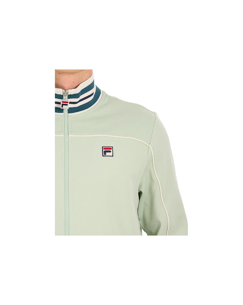 Fila Vintage Federico Track Top Soft Green - Image 5