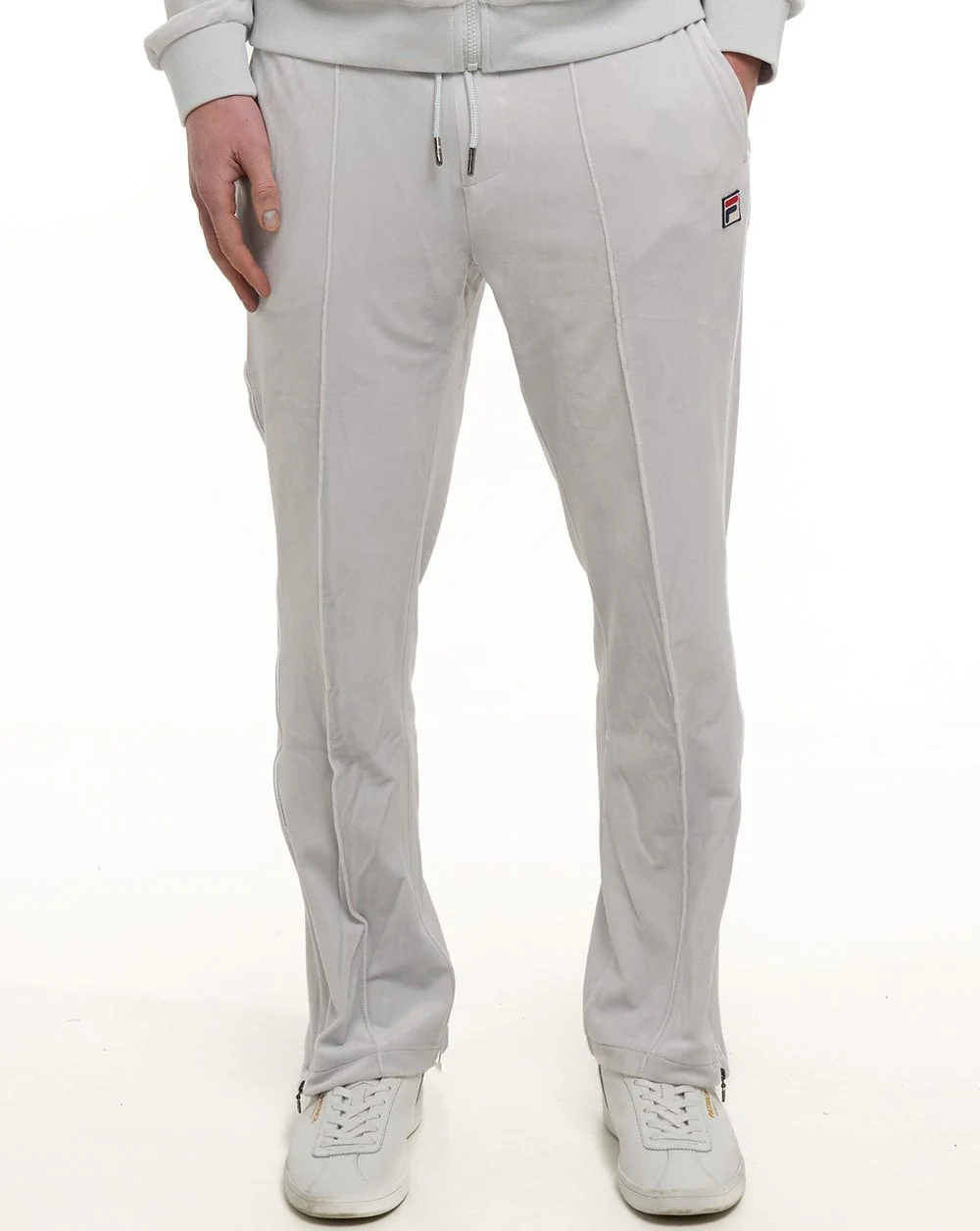 Fila Vintage Fio Velour Track Pant Dawn Blue - Image 3