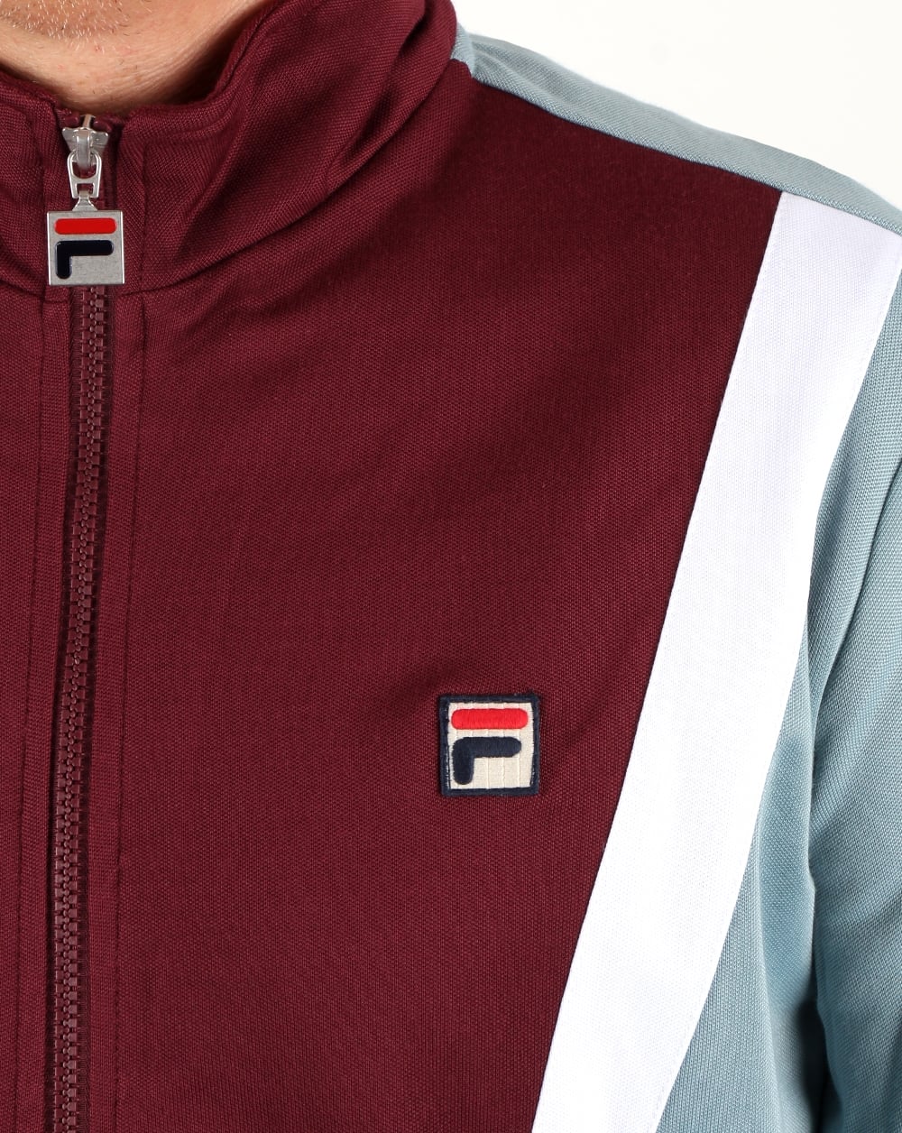 Fila Vintage G Villas V Track Top Rum - Image 3