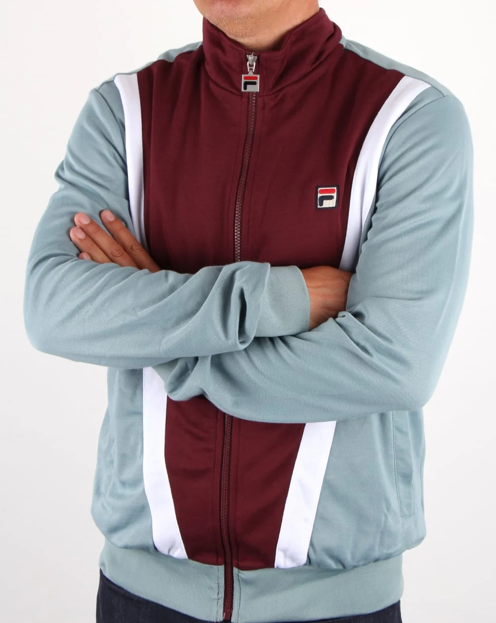 Fila Vintage G Villas V Track Top Rum - Image 4