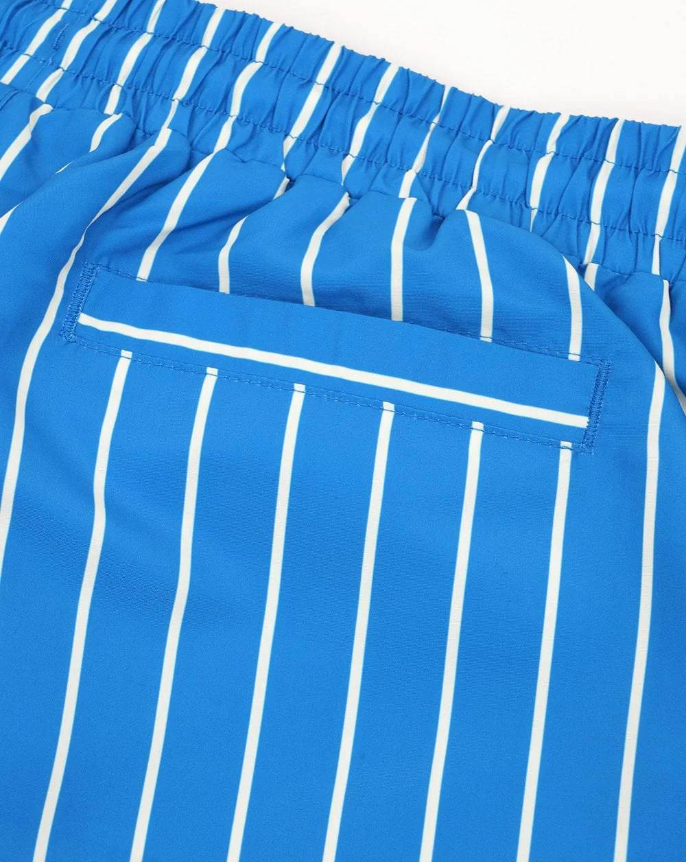Fila Vintage Pinstripe Swim Shorts Blue/Lemon - Image 4