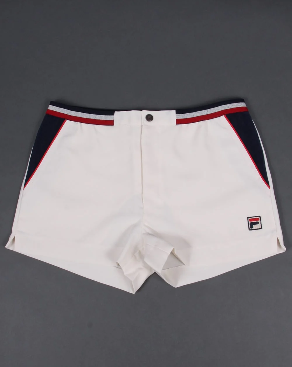 Fila Vintage High Tide 3 Shorts Gardenia/Navy/Red