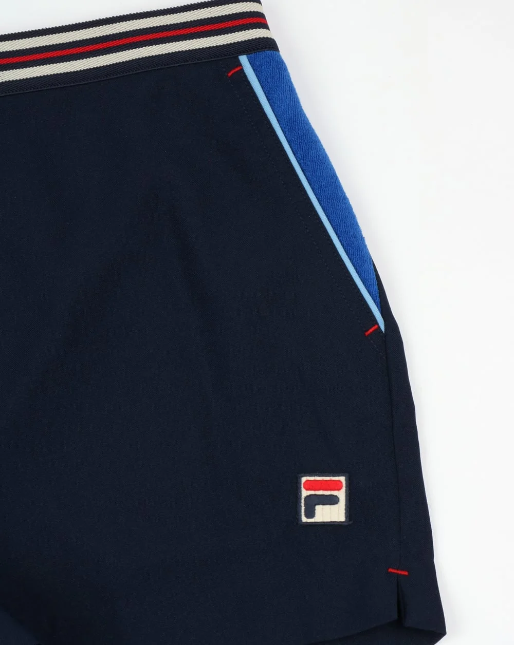 Fila Vintage High Tide 4 Shorts Navy/Royal Blue - Image 3
