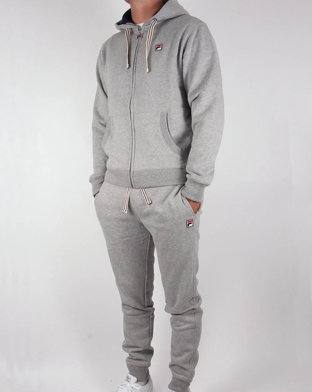 Fila Vintage Hoodie Grey - Image 4