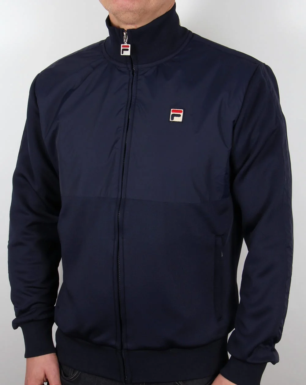 Fila Vintage Latina Track Top Navy - Image 2
