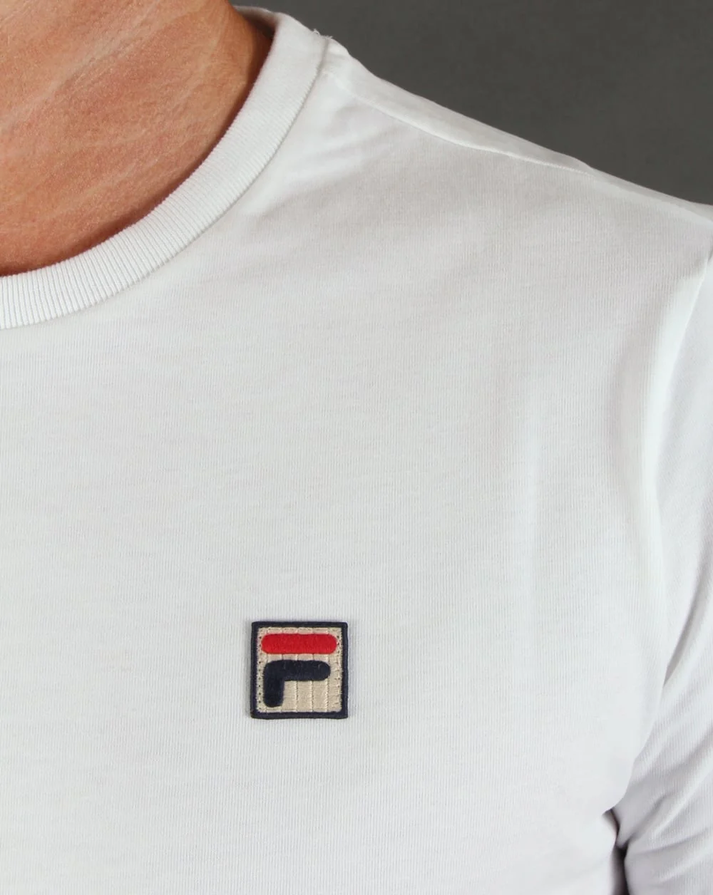 Fila Vintage Long Sleeve T-shirt White - Image 2