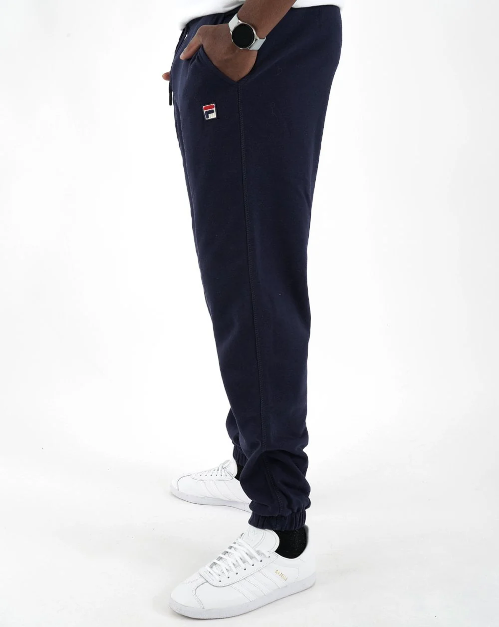 Fila Vintage Marin Joggers Navy - Image 2