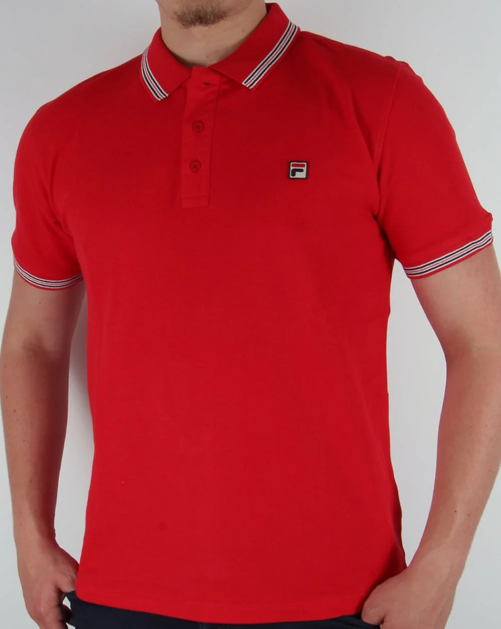 Fila Vintage Matcho 3 Polo Shirt Red