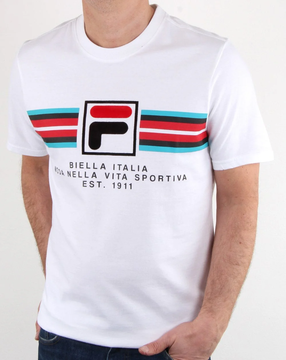 Fila Vintage Mercedes T Shirt White
