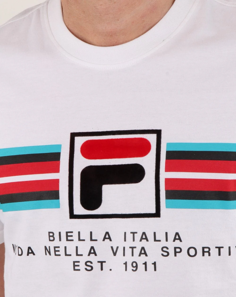Fila Vintage Mercedes T Shirt White - Image 3