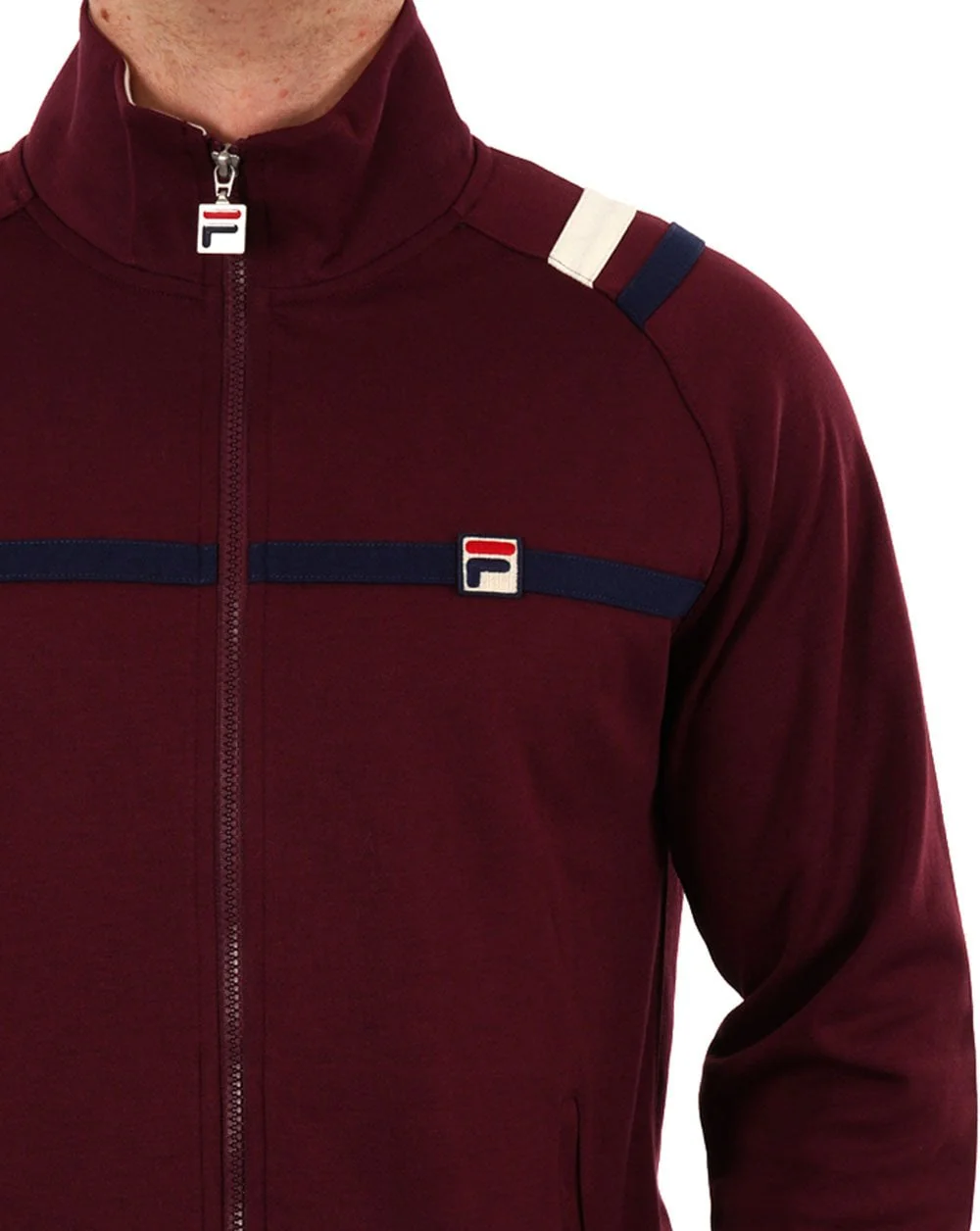 Fila Vintage Mk II Track Top Wine - Image 3