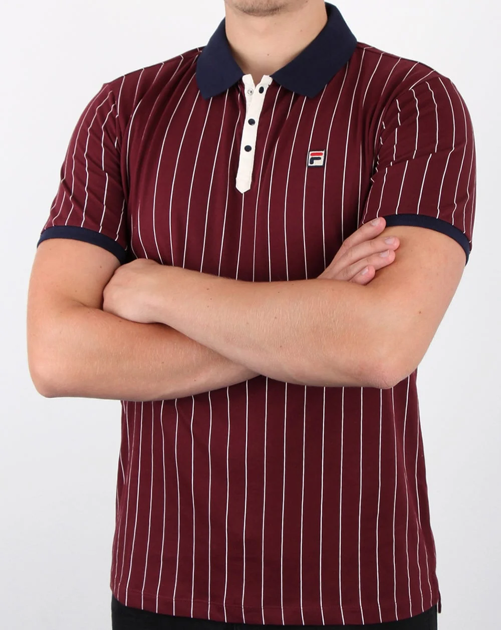 Fila Vintage Mk1 Settanta Polo Shirt Rum Raisin