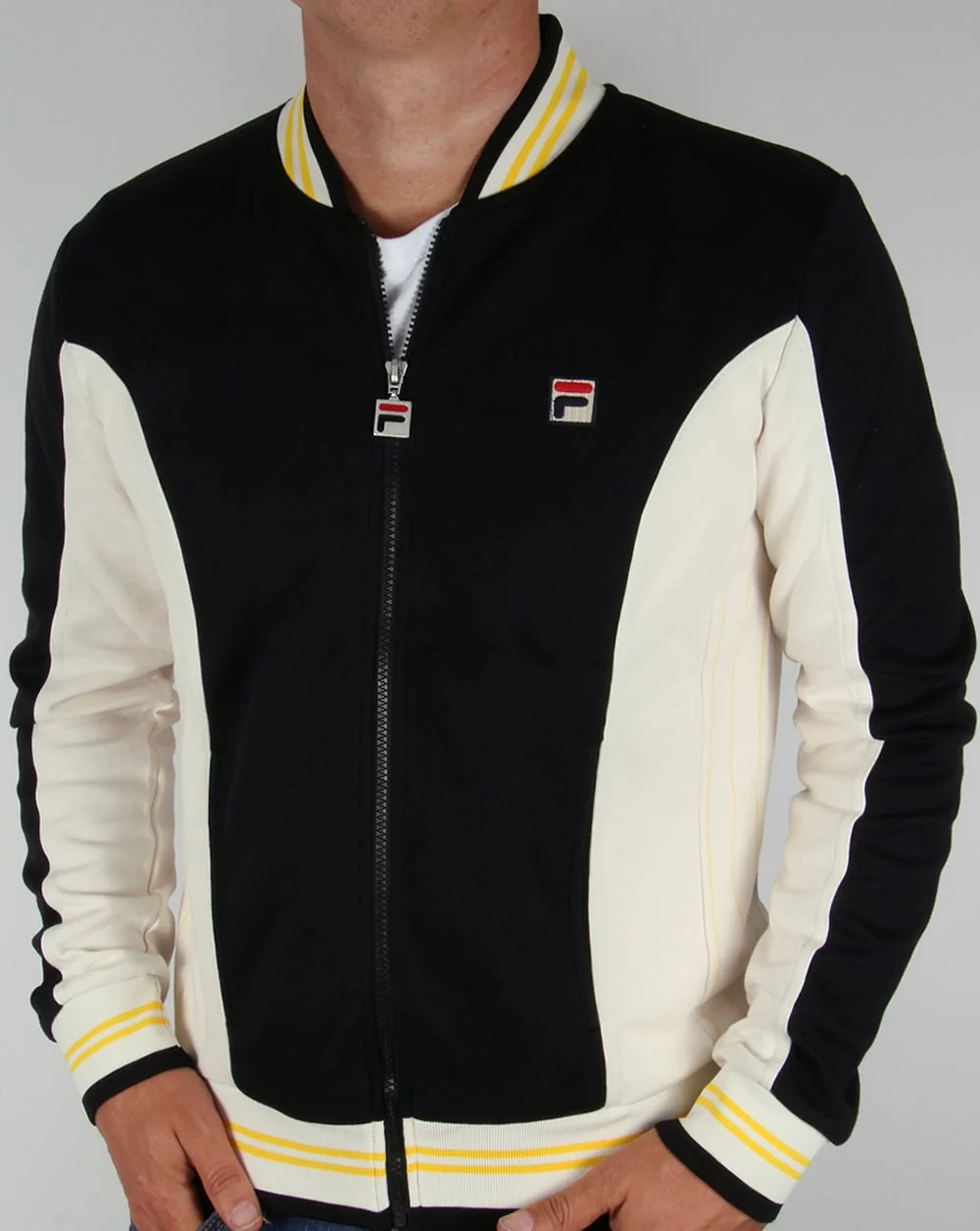Fila Vintage Mk1 Settanta Track Top Black - Image 4