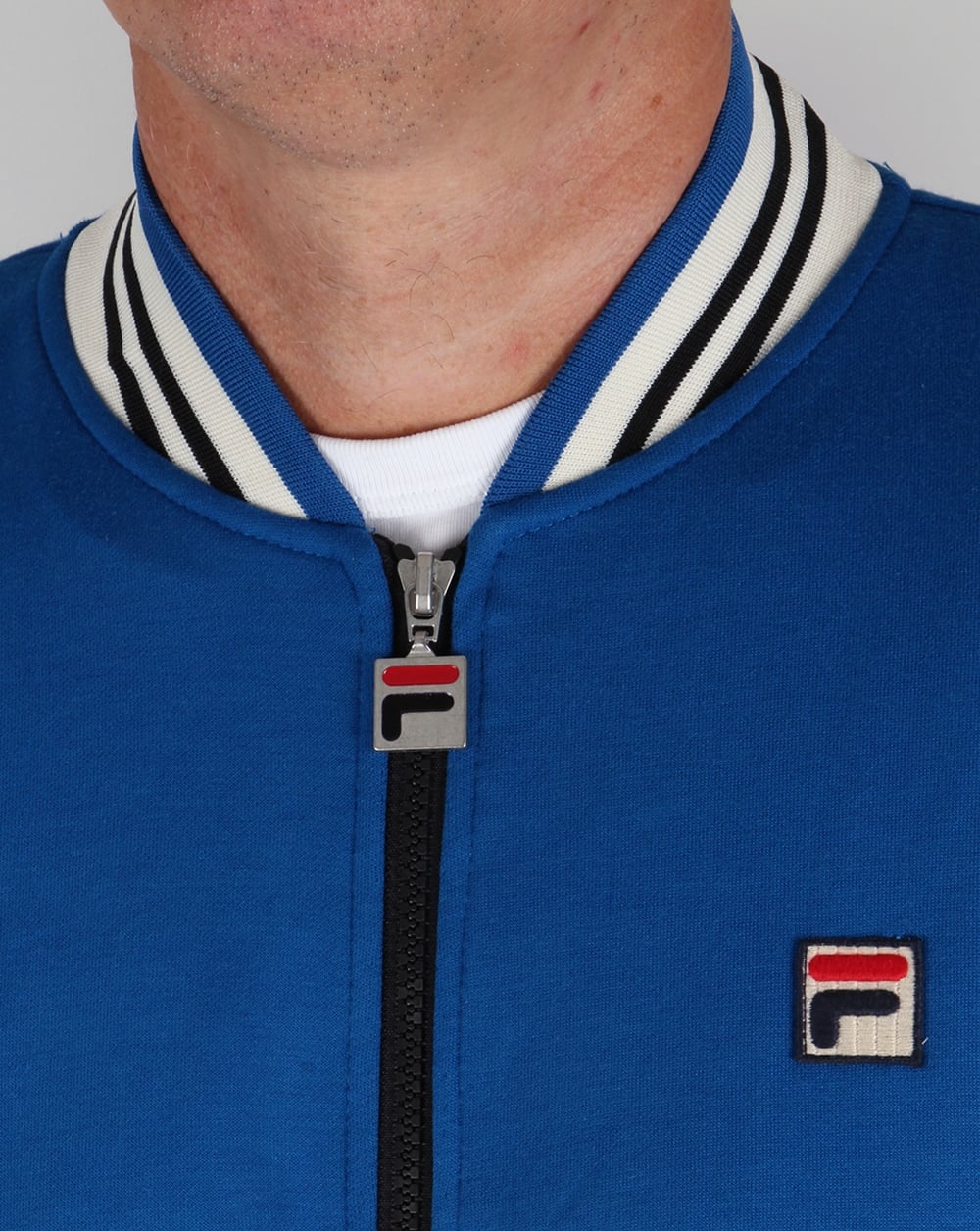 Fila Vintage Mk1 Settanta Track Top Royal Blue - Image 2