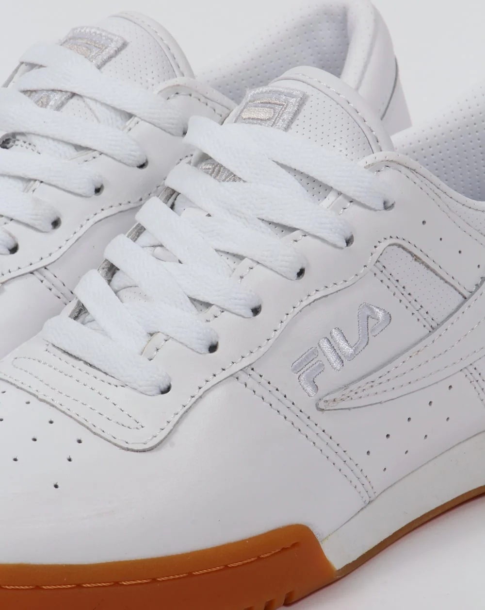 Fila Vintage Original Fitness Premium Trainers White/Gum - Image 4