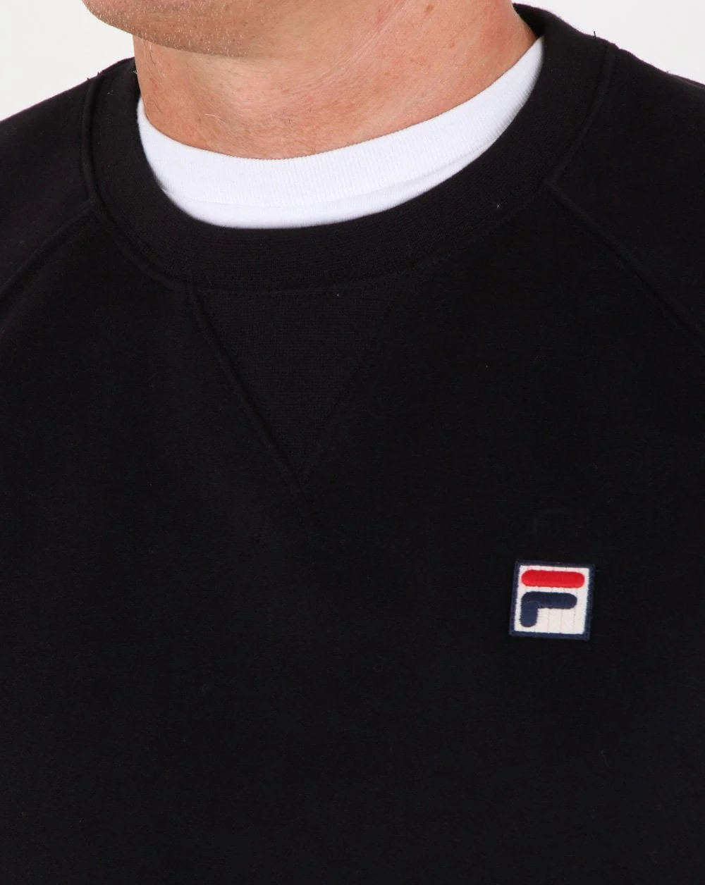 Fila Vintage Pozzi Crew Sweat Black - Image 2