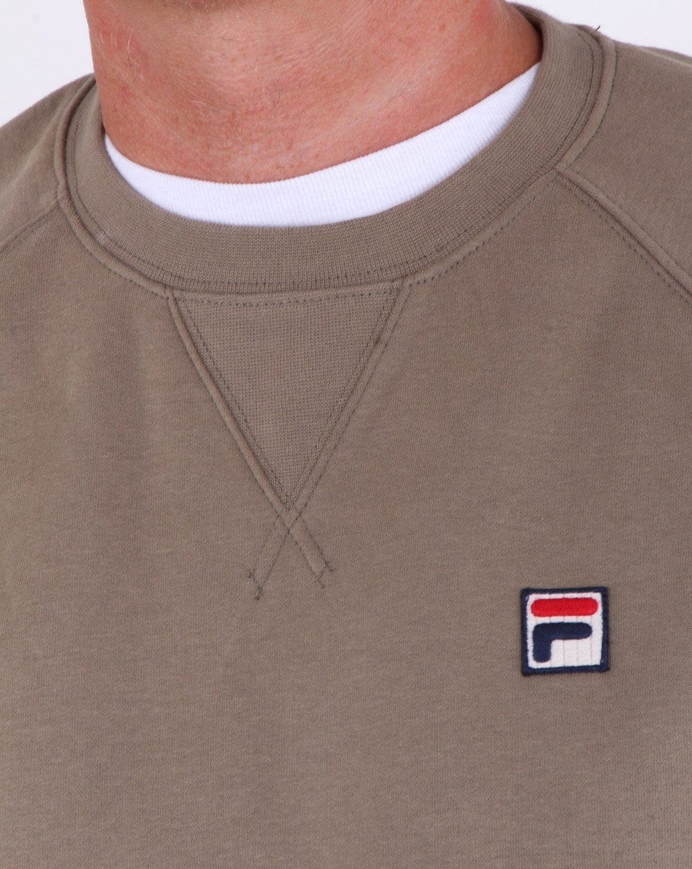 Fila Vintage Pozzi Crew Sweat Drygrass - Image 2