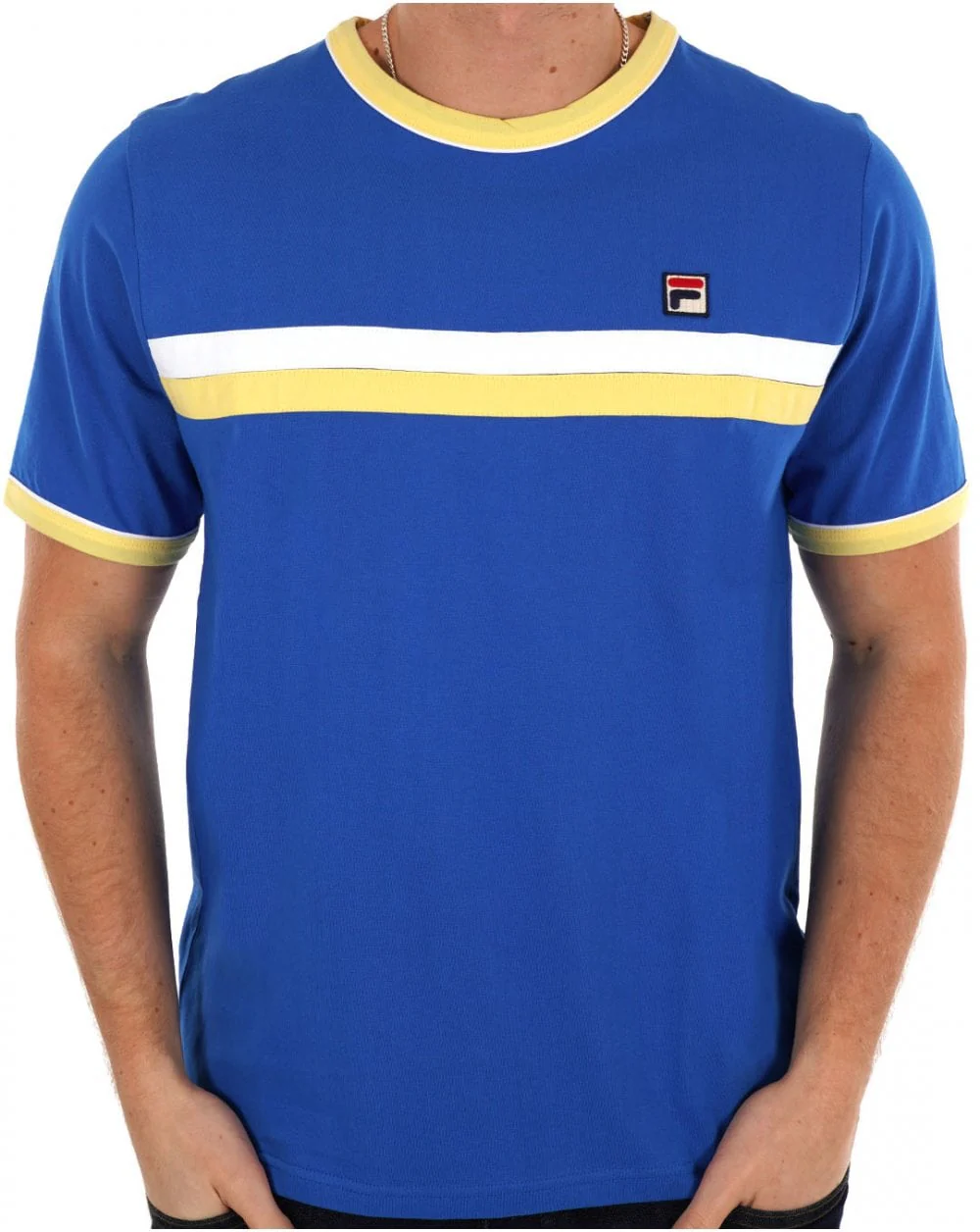 Fila Vintage Razee T Shirt Turkish Sea