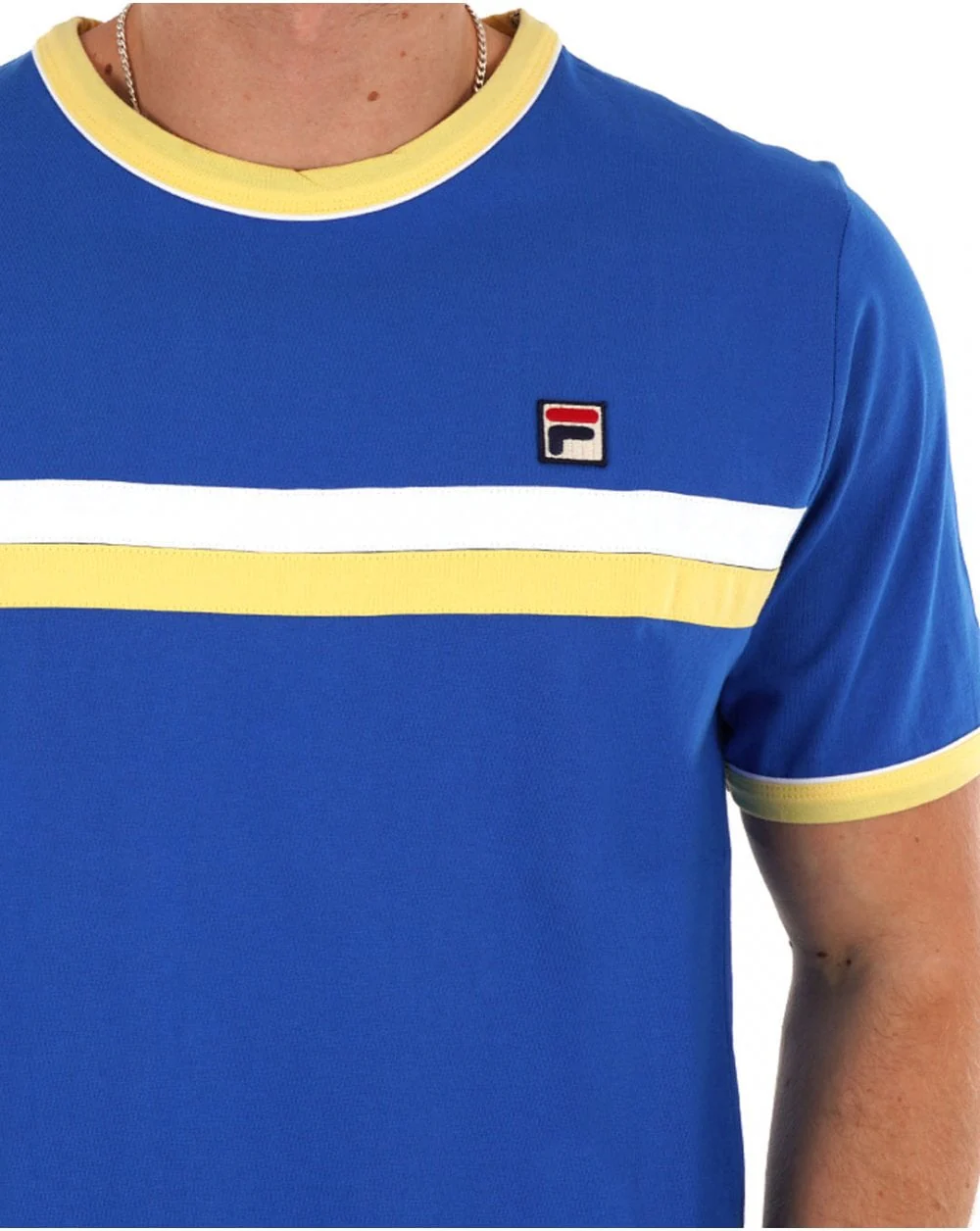 Fila Vintage Razee T Shirt Turkish Sea - Image 2