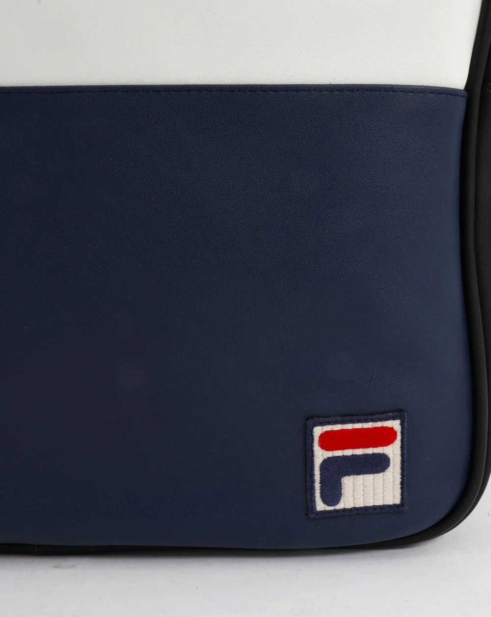 Fila Vintage Reece Messenger Bag Navy/White/Red - Image 4
