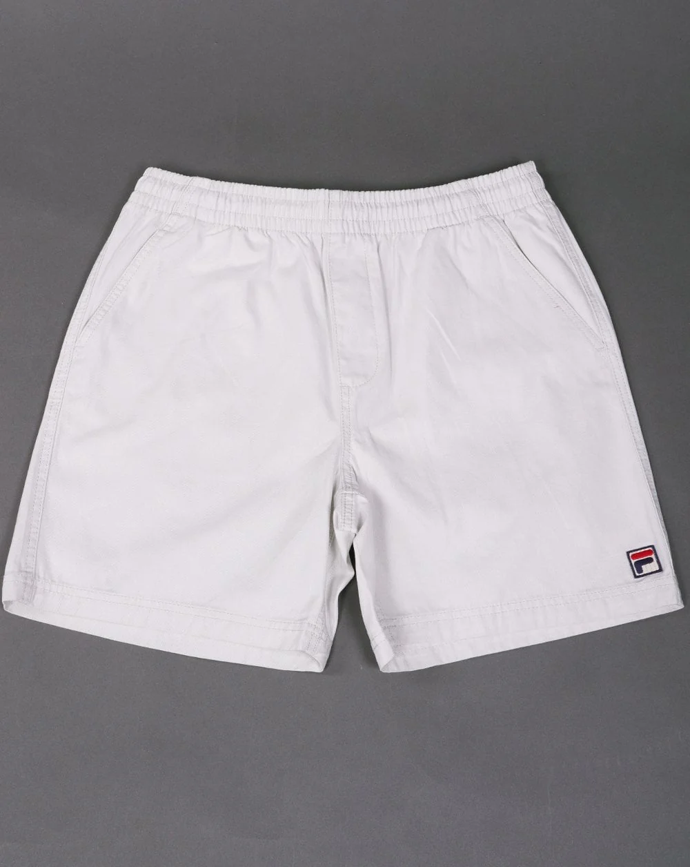 Fila Vintage Relaxed Chino Shorts Cloud Grey