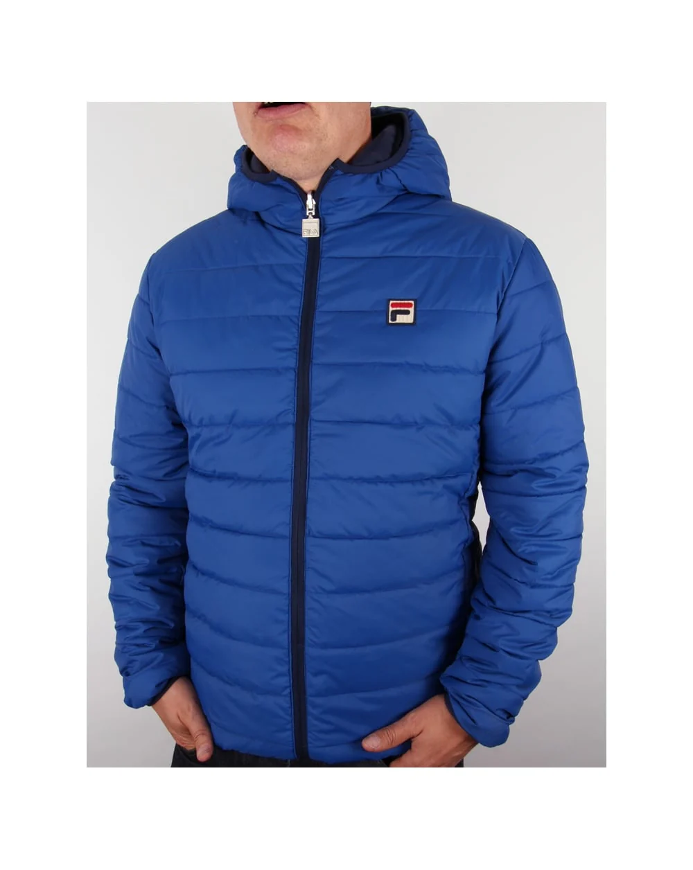 Fila Vintage Reversible Puffer Jacket Navy/royal - Image 2