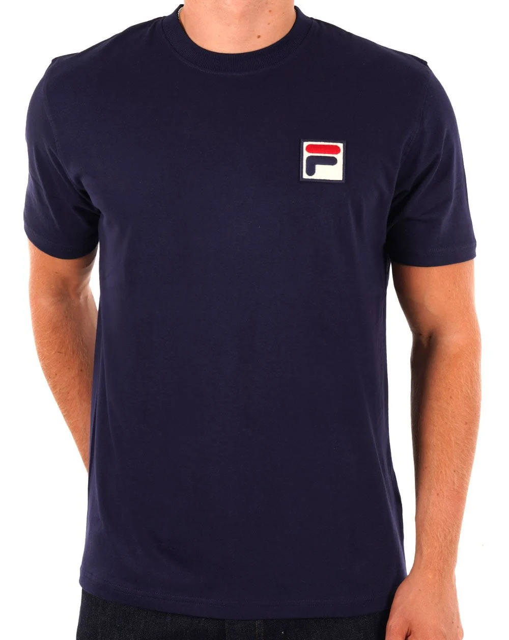 Fila Vintage Rogan T Shirt Navy