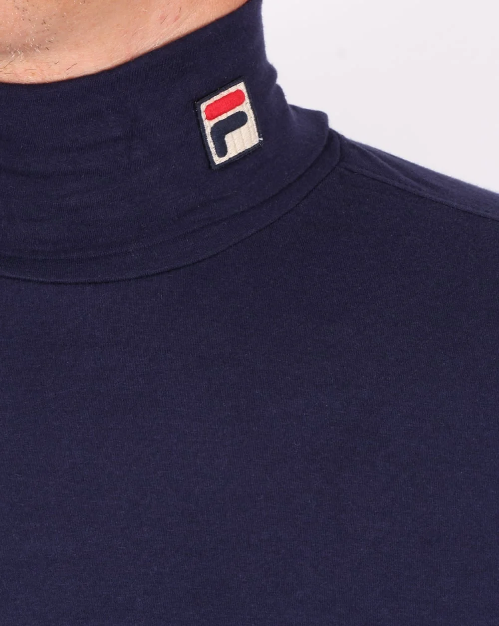 Fila Vintage Roll Neck Navy - Image 2